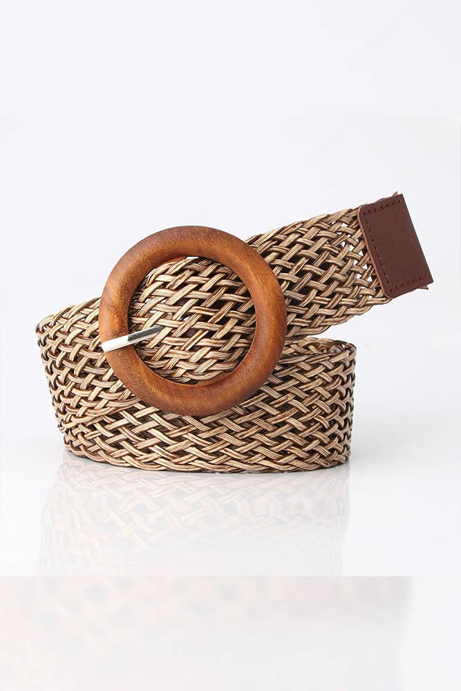 Brown Woven Belt