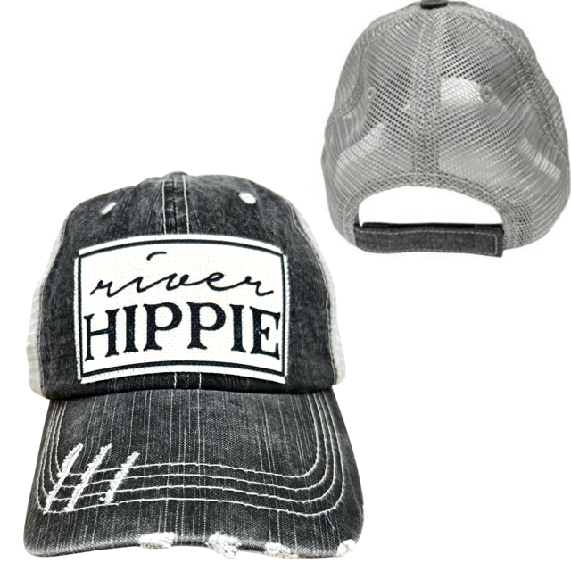 RIVER HIPPIE | UNISEX HAT | DISTRESSED: Montana Boho Western Spirit Accessories