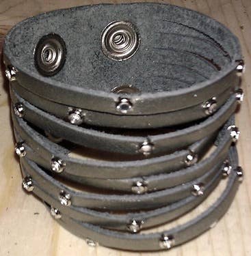 Montana Boho Western Spirit Jewelry: Rhinestoned Fringed Cuff