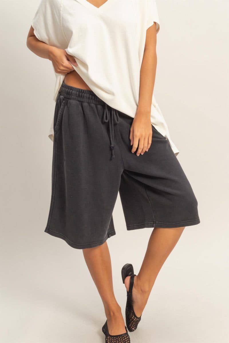 French Terry Bermuda Shorts