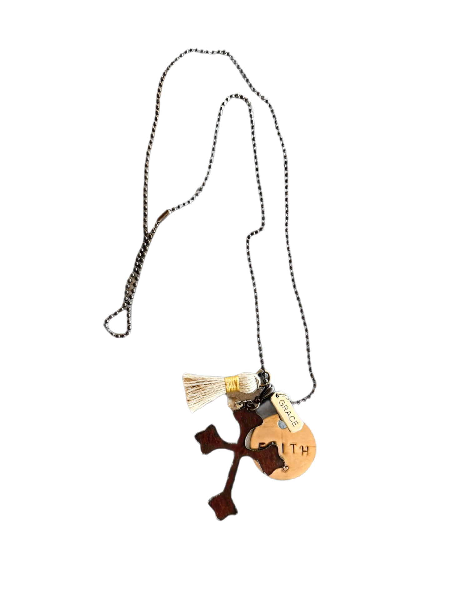 Storied Metals: "Faith" Necklace