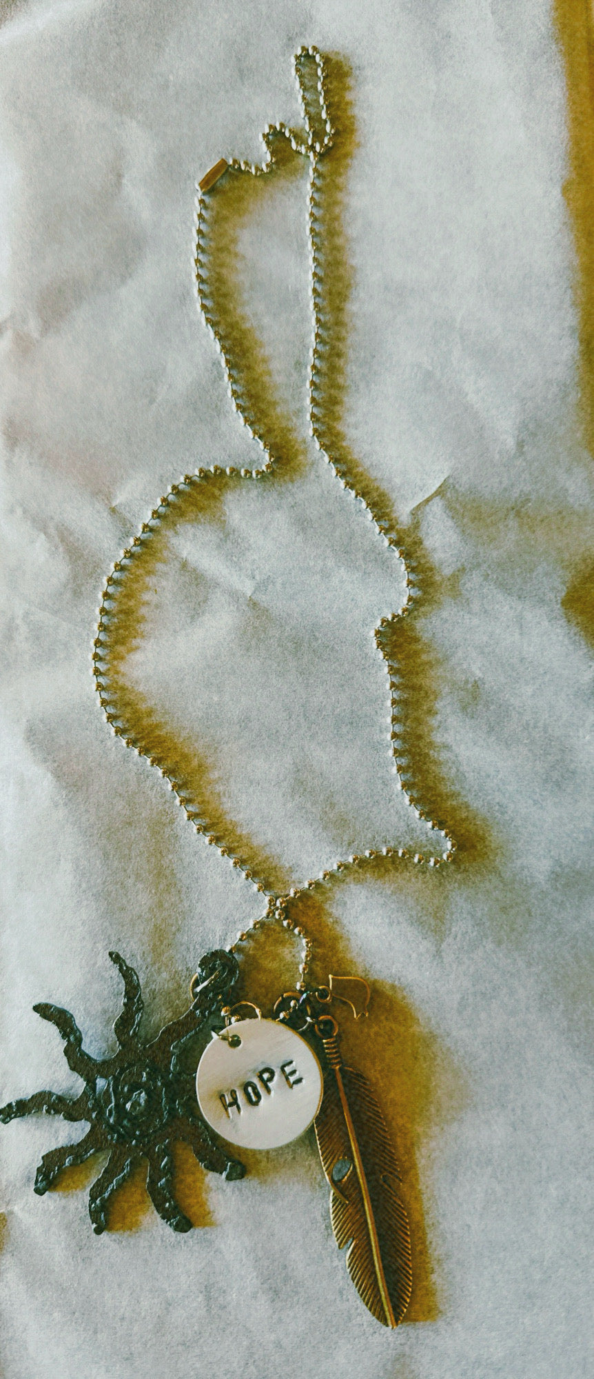 Storied Metals: "Hope" Necklace