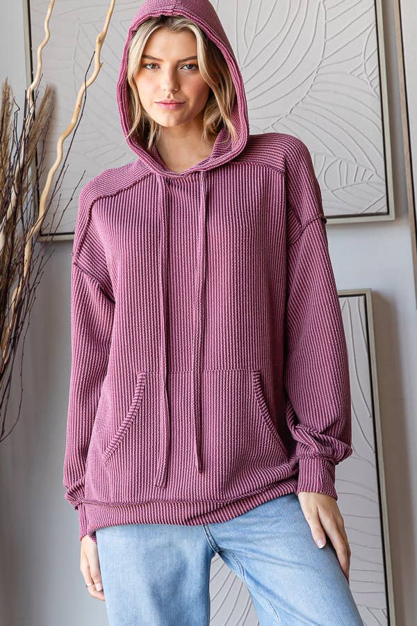 COMFY Series: Solid Rib Hoodie