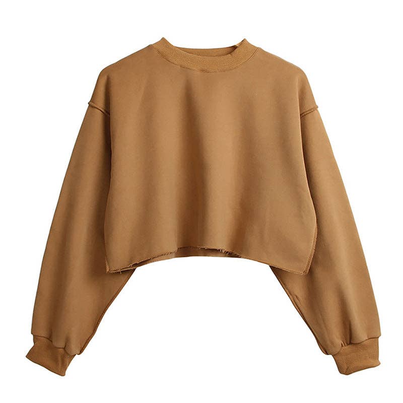 Butter SOFT: Cropped Sweatshirt (Long Sleeve)