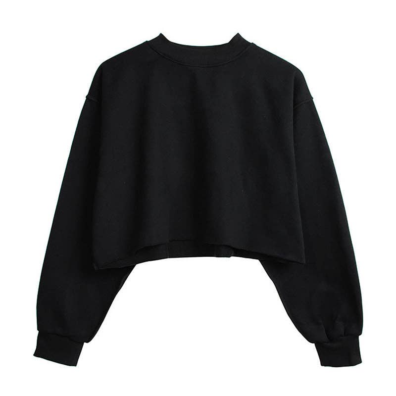 Butter SOFT: Cropped Sweatshirt (Long Sleeve)