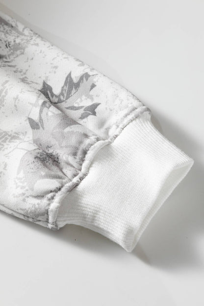 HOT—2026: CAMO-GIRL: Camo Plant Hooded Hoodie and Pants