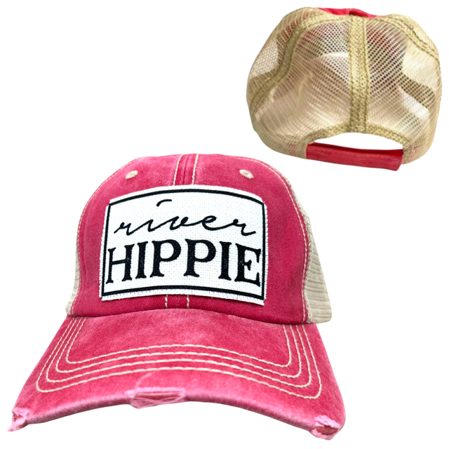 RIVER HIPPIE | UNISEX HAT | DISTRESSED: Montana Boho Western Spirit Accessories