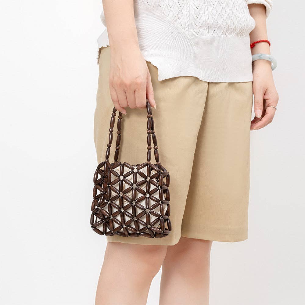 Wooden Bead Woven Handbags: FREE SPIRIT DREAMER Series: Boho &amp; Free-People loving styles
