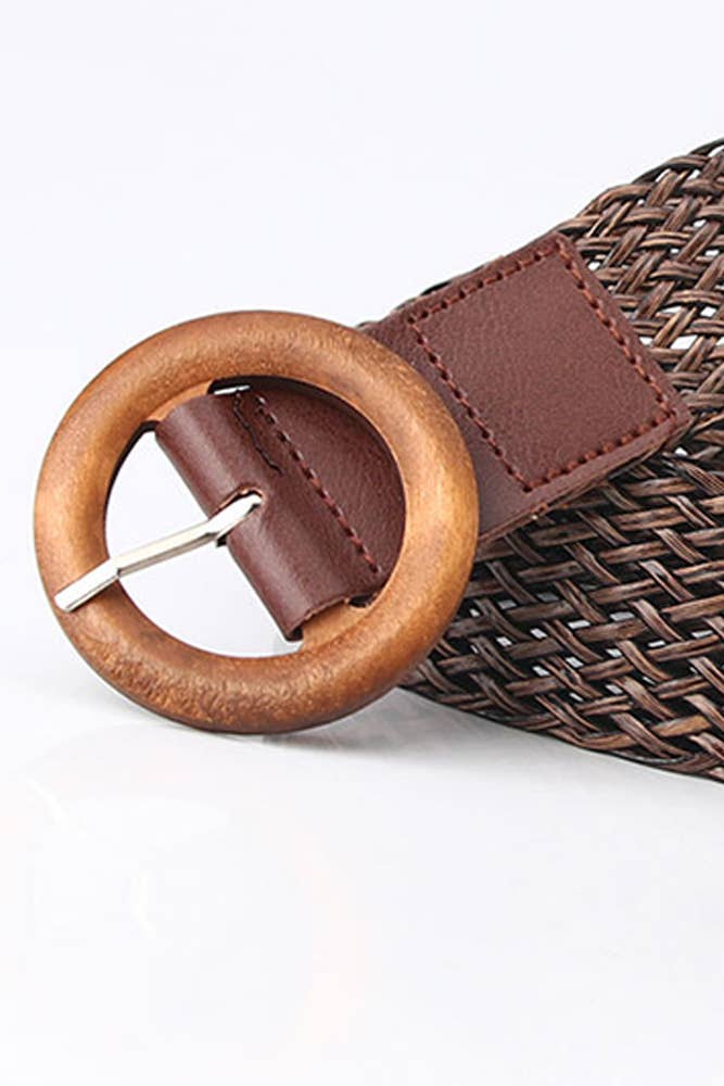 Brown Woven Belt