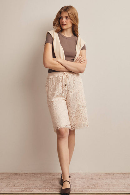 Simply Irresistible, Be the showstopper: Lace Bermuda Shorts
