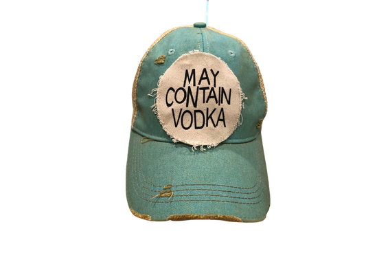 Yellowstone Trucker Hat Series: May Contain Vodka, Drinking Hat, Unisex Ball Cap