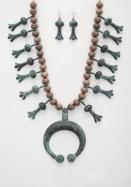 Montana Boho Western Spirit Jewelry: RODEO HORSE SHOE NECKLACE