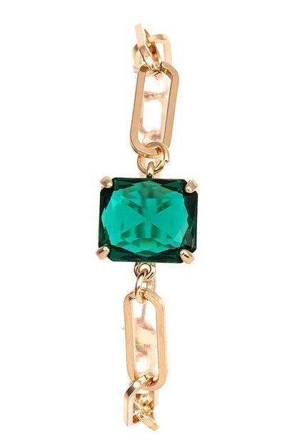 "Ripples of YELLOWSTONE" Jewelry: FACETED GEM CHAIN BRACELET