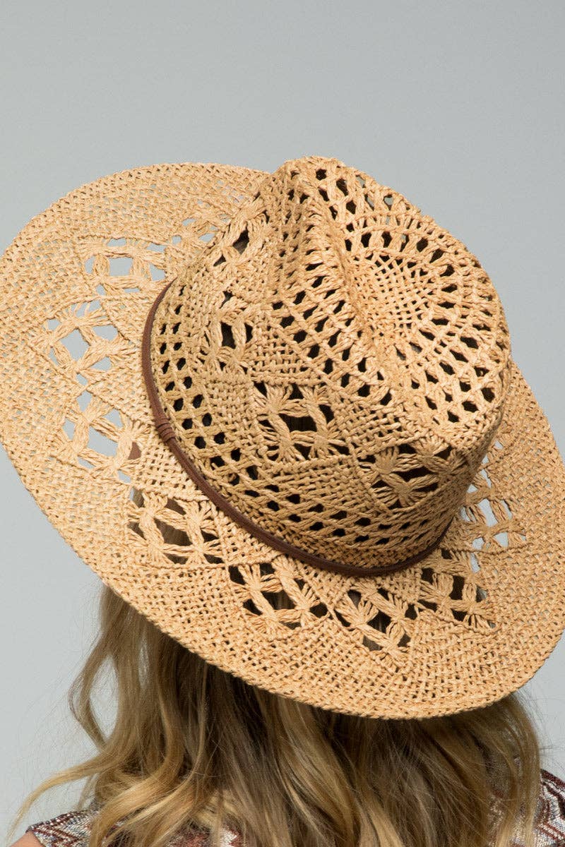 Open-Weave Panama Hat: Montana Boho Western Spirit Accessories