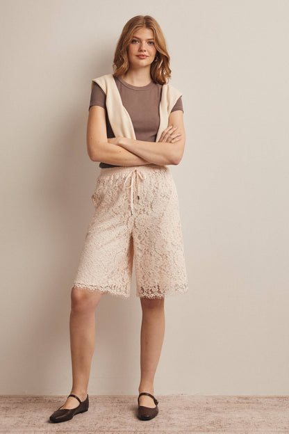 Simply Irresistible, Be the showstopper: Lace Bermuda Shorts
