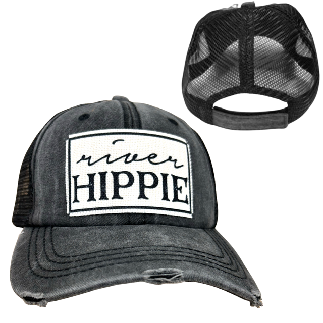 RIVER HIPPIE | UNISEX HAT | DISTRESSED: Montana Boho Western Spirit Accessories