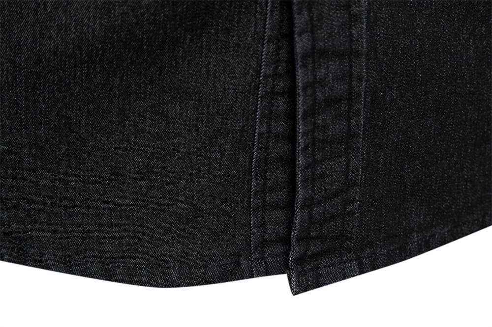 Boyfriend Western vintage relaxed fit denim shirt