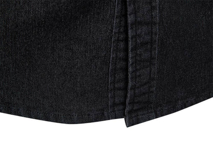 Boyfriend Western vintage relaxed fit denim shirt