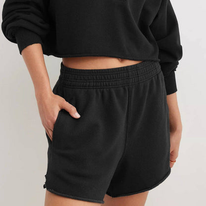 V-Neck Hoodie Long Sleeve Pullover Sweatshirt