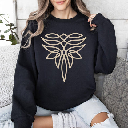 Montana Western Vibe: Boot Stitch Sweatshirt (Gray)