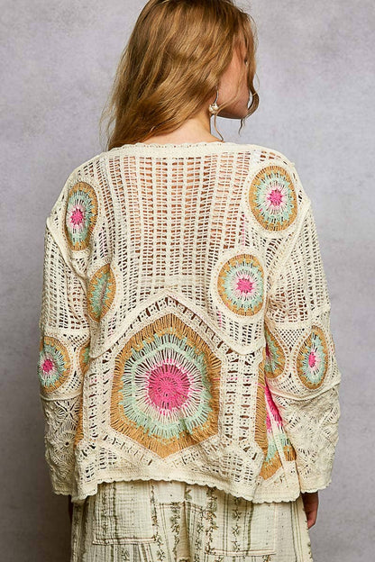 Granny Circle Motif Scalloped Edge Crochet Top: FREE SPIRIT DREAMER Series: Boho &amp; Free-People loving styles.&nbsp;