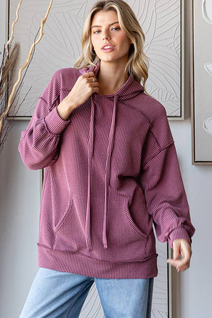 COMFY Series: Solid Rib Hoodie