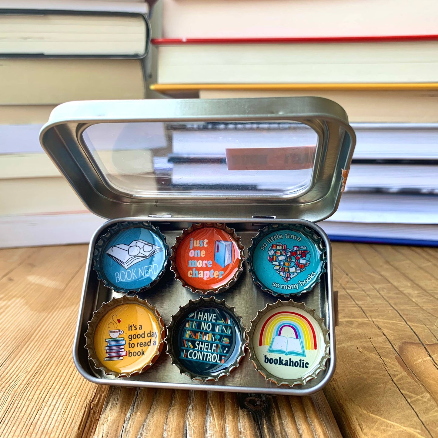 Book Lover Magnets - Handmade & Eco-friendly