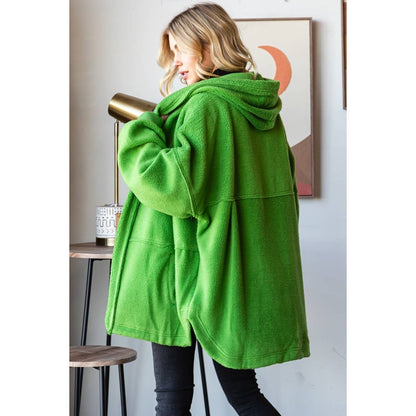 Lightweight Fleece Hooded Jacket