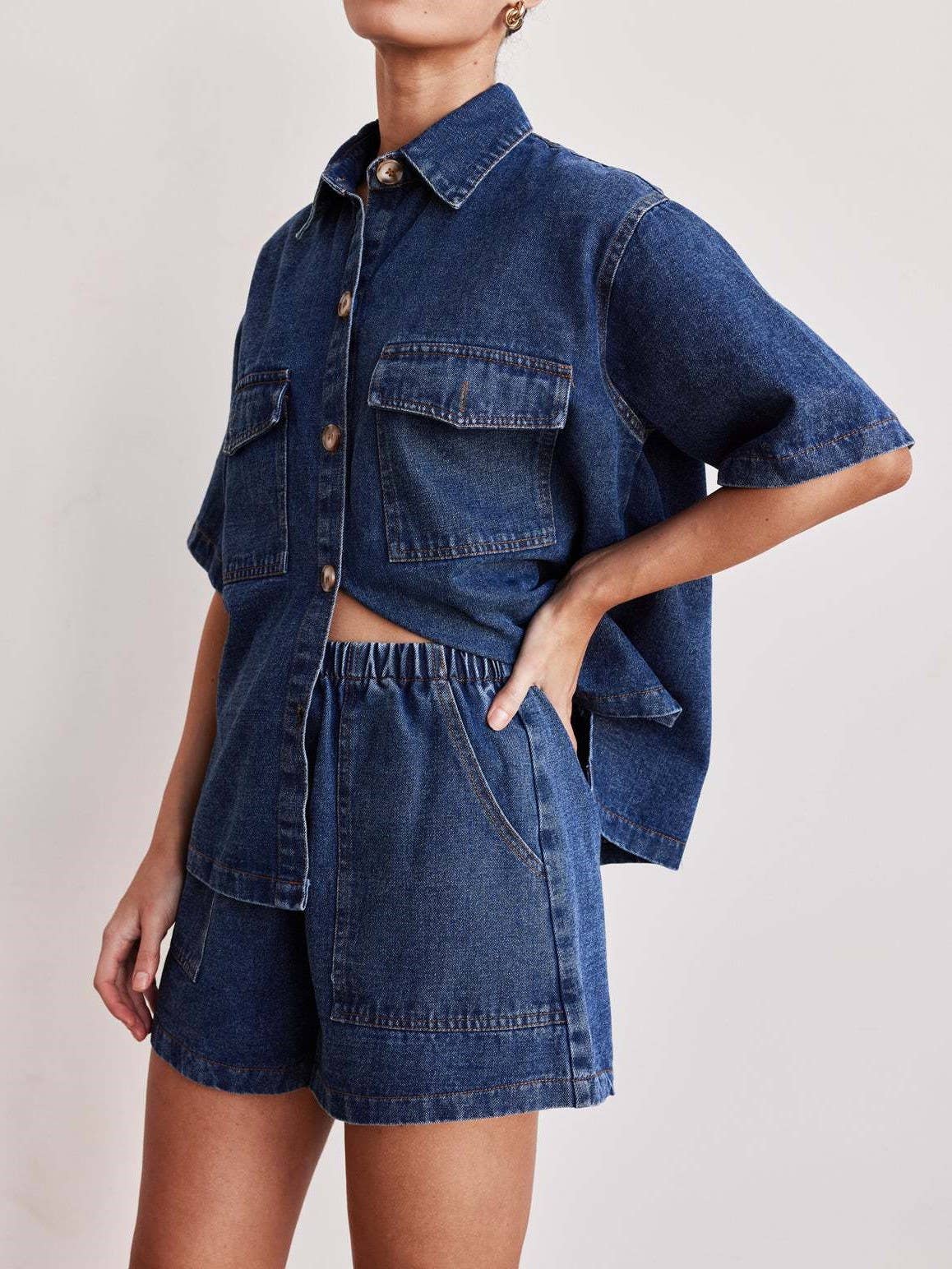 Boho Retro SHORTS DENIM: FREE SPIRIT DREAMER Series