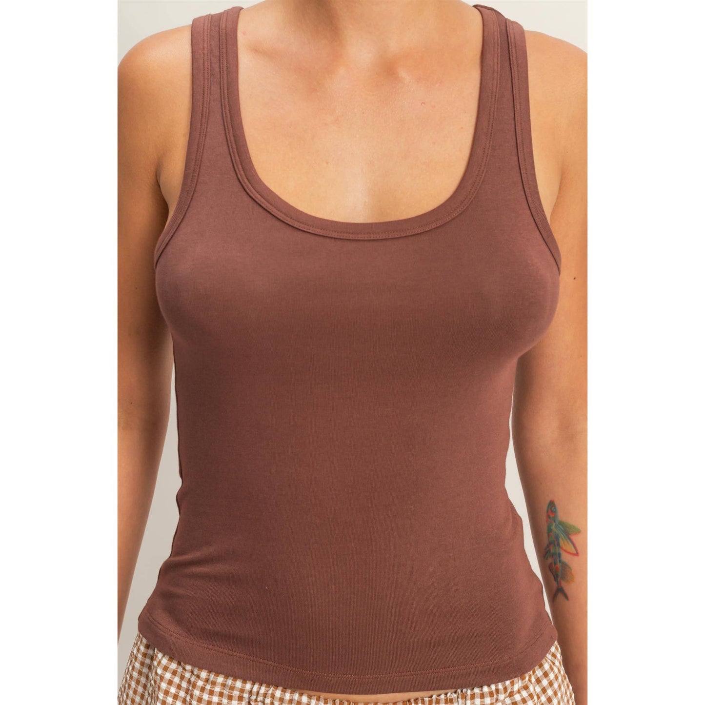 Scoop Neck Tank Top