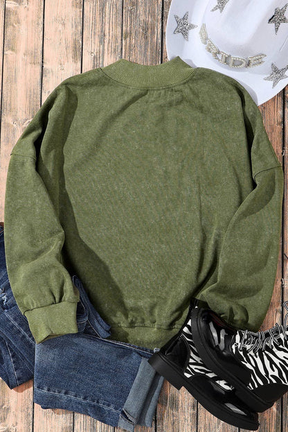 Casual Wanderer COMFY Series: Washed Drop Shoulder Sweatshirt