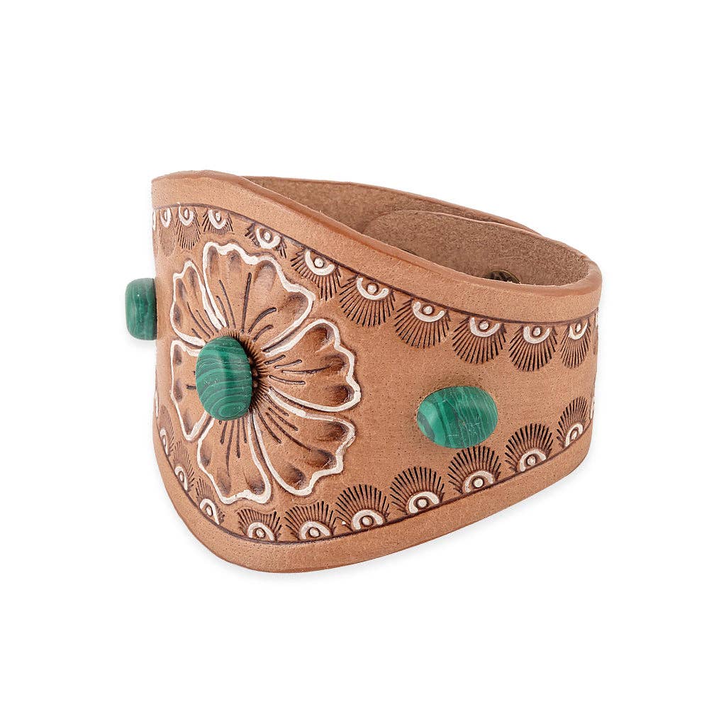 Jasmine's Bloom Cuff Bracelet: Montana Boho Western Spirit Jewelry: