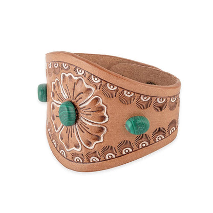 Jasmine's Bloom Cuff Bracelet: Montana Boho Western Spirit Jewelry: