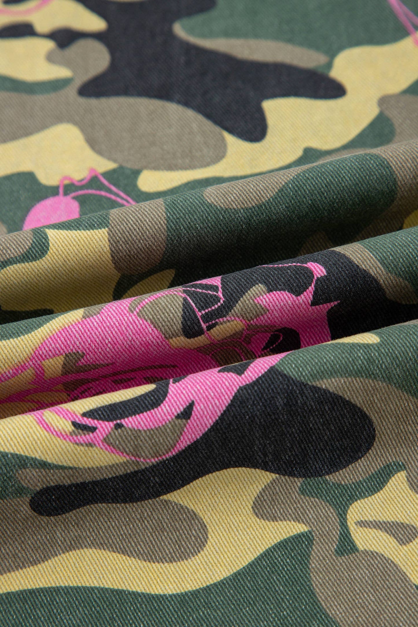 Faded Camo Print Leopard Patchwork Jeans: FREE SPIRIT DREAMER Series: Boho &amp; Free-People loving styles.&nbsp;