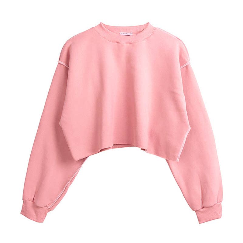 Butter SOFT: Cropped Sweatshirt (Long Sleeve)