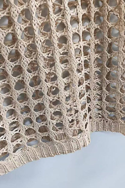 Open-Knit Off-Shoulder Sweater Blouse: FREE SPIRIT DREAMER Series: Boho & Free-People loving styles.