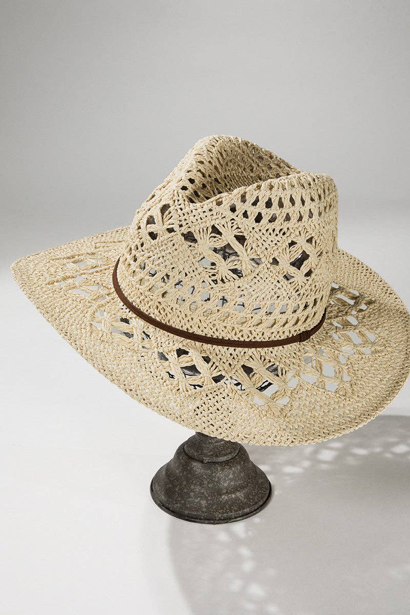 Open-Weave Panama Hat: Montana Boho Western Spirit Accessories