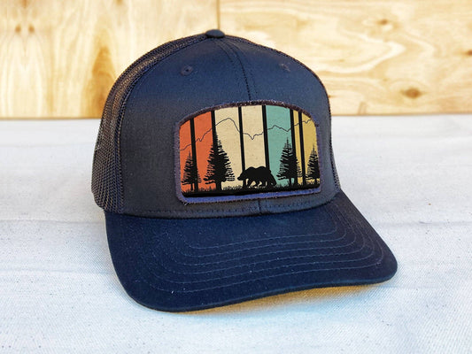 " Trees" Trucker Hat Series: Outdoors : Yellowstone
