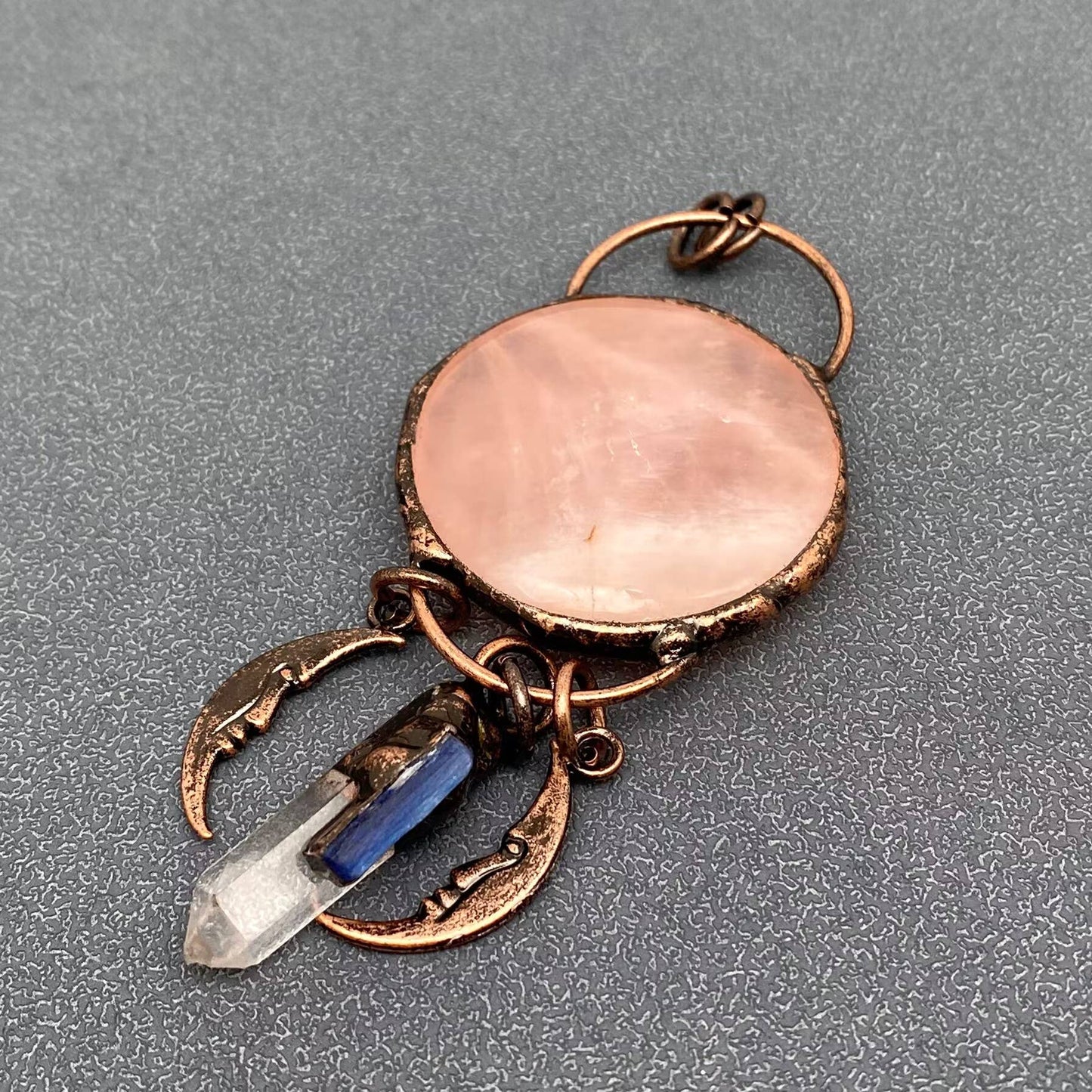 Rocky Mountain Spirit Jewelry: Natural Stone  Sun God Moon  Pendant