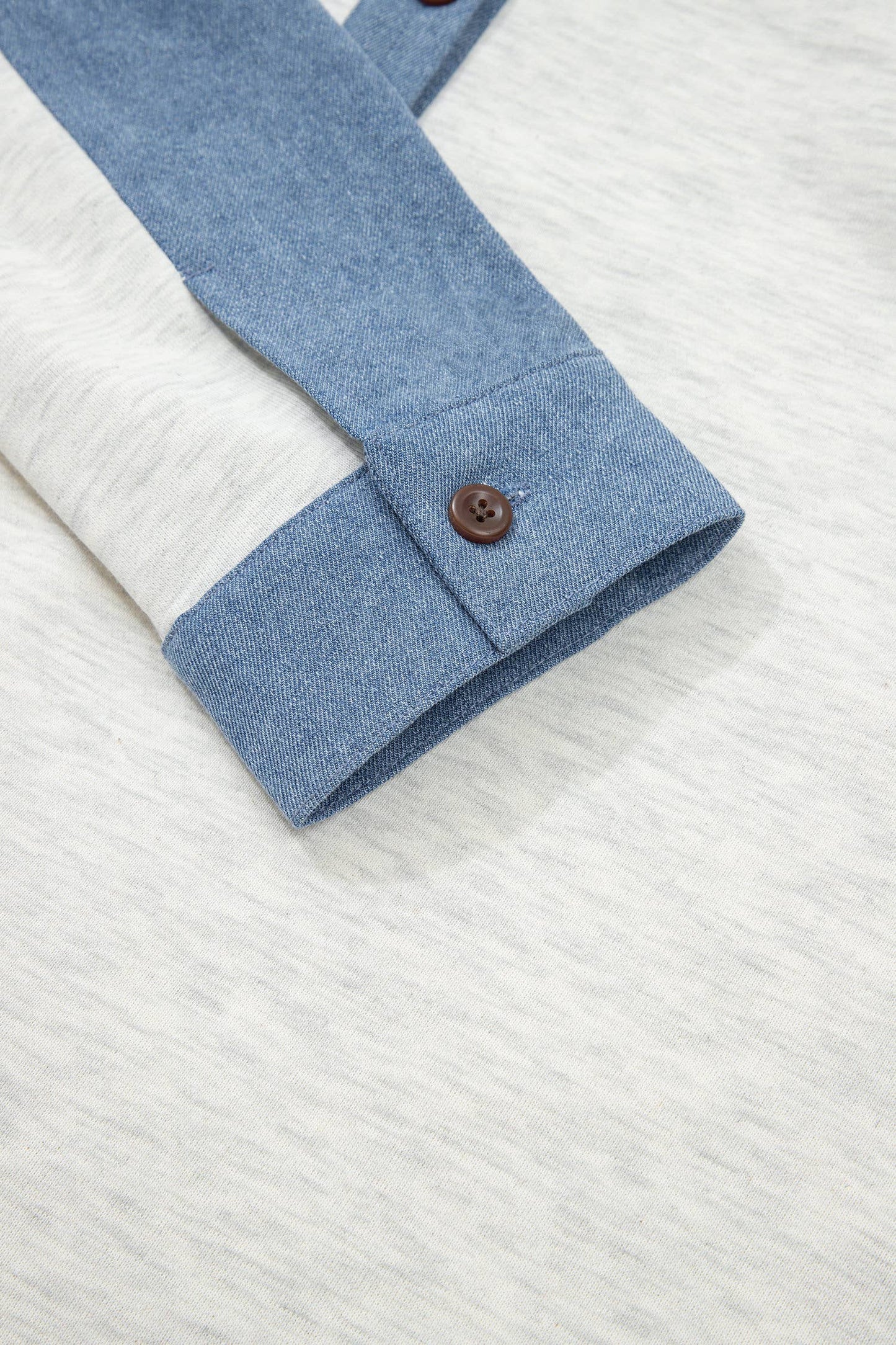 Montana Boho Western Spirit Fashion: Patchwork Collar Half Button Top