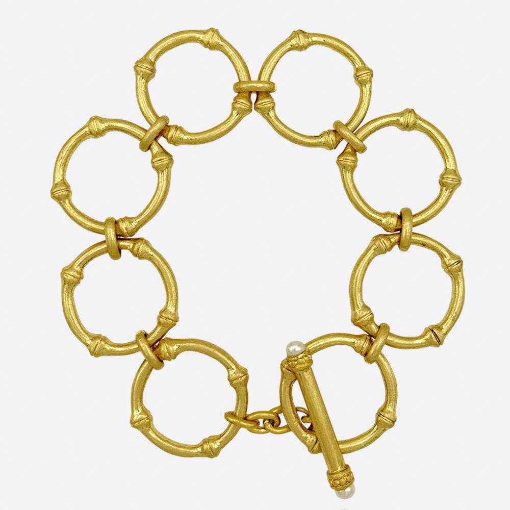 Montana Boho Western Spirit Jewelry: BAMBOO RING ALL AROUND TOGGLE BRACELET