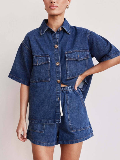 Boho Retro SHORTS DENIM: FREE SPIRIT DREAMER Series