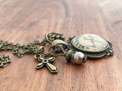 Touches of Faith: Daughter of the King Necklace Christian jewelry gift:Montana Boho Western Spirit Jewelry: