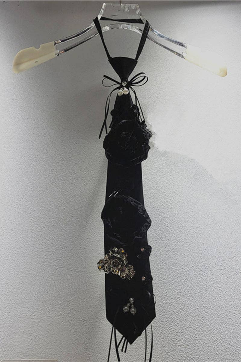 Be A Show-Stopper—Simply IRRESISTIBLE: Embellished Fringe Statement Tie