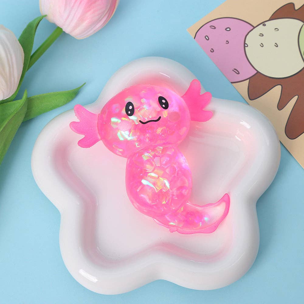 Sequin Salamander Squishy Sensory Toy