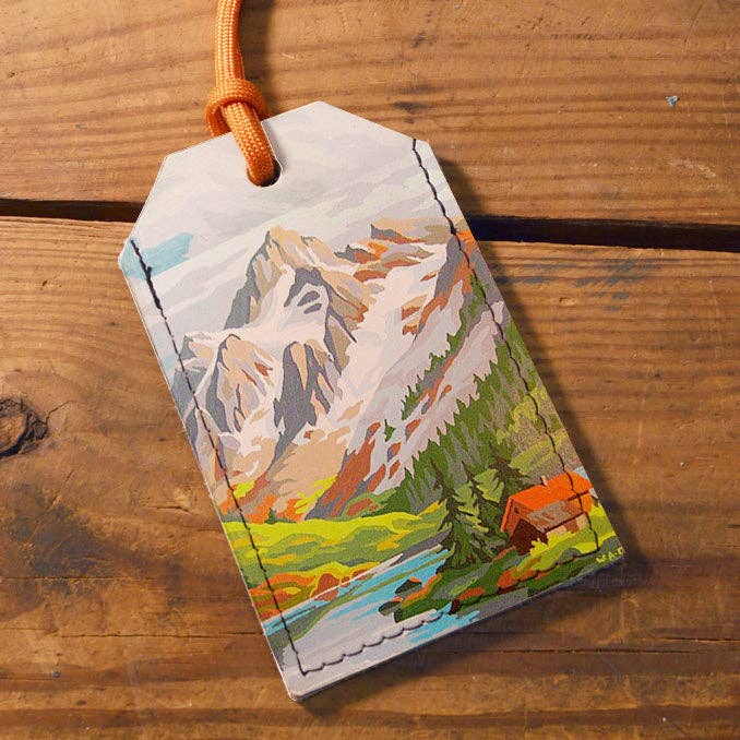 Luggage Tags:  Painted Mountains