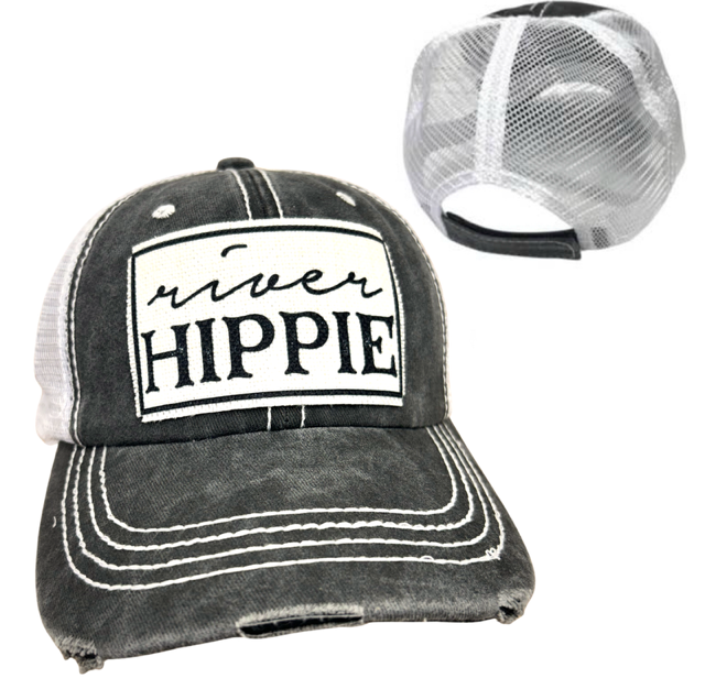 RIVER HIPPIE | UNISEX HAT | DISTRESSED: Montana Boho Western Spirit Accessories
