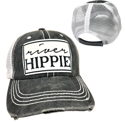 RIVER HIPPIE | UNISEX HAT | DISTRESSED: Montana Boho Western Spirit Accessories