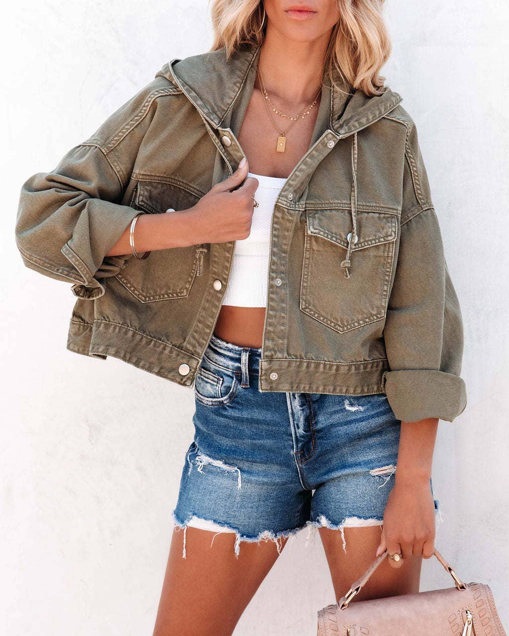 Montana Boho Western Spirit Fashion: Fashion-Forward Hooded Loose Denim Jacket