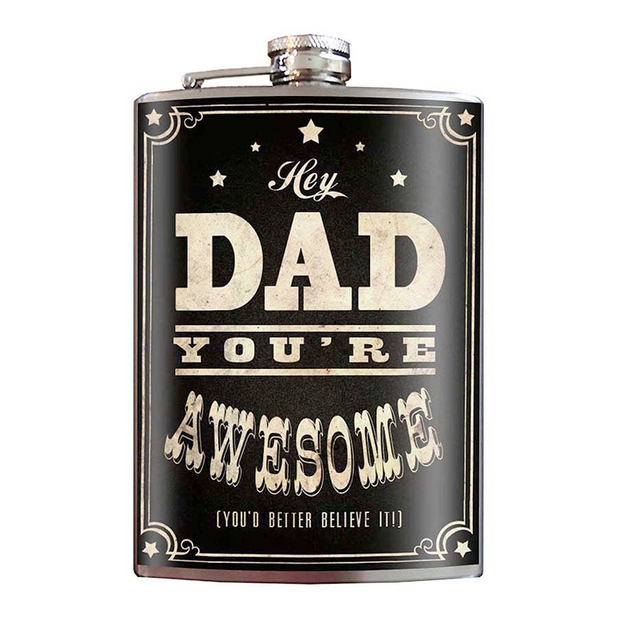 Flask - Awesome Dad , Father's Day